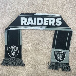 Raiders Black and Gray Scarf